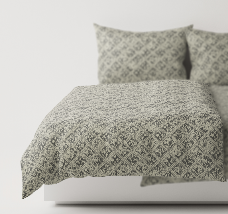 Bettwäsche Aquarell 262, Anthrazit