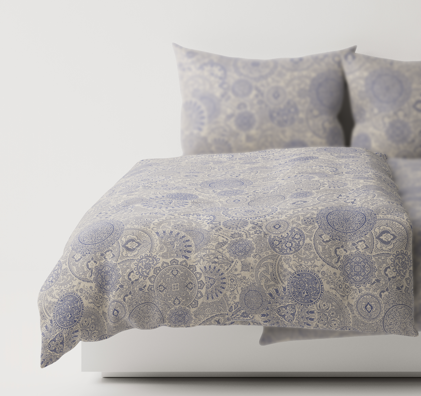 Bettwäsche Intarsio Delft Blue - 45