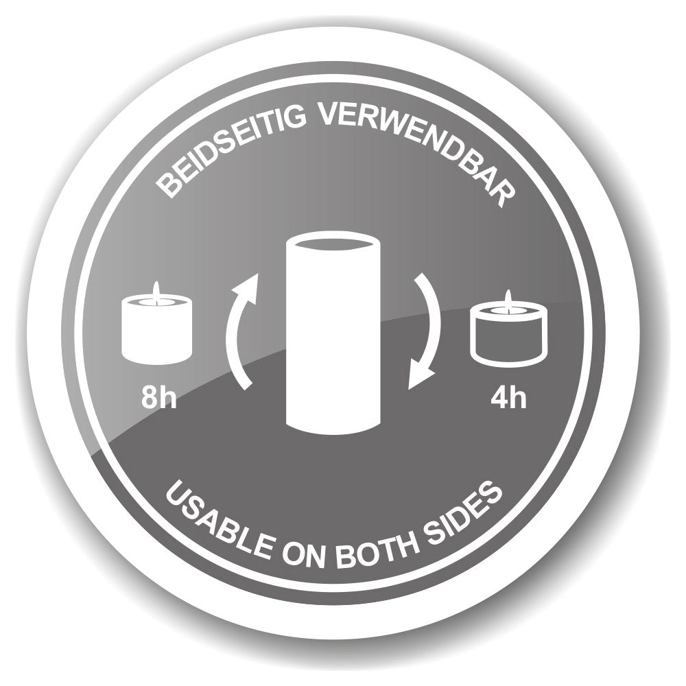 Dauerkerze Cornelius Doppel Pine H.12 cm