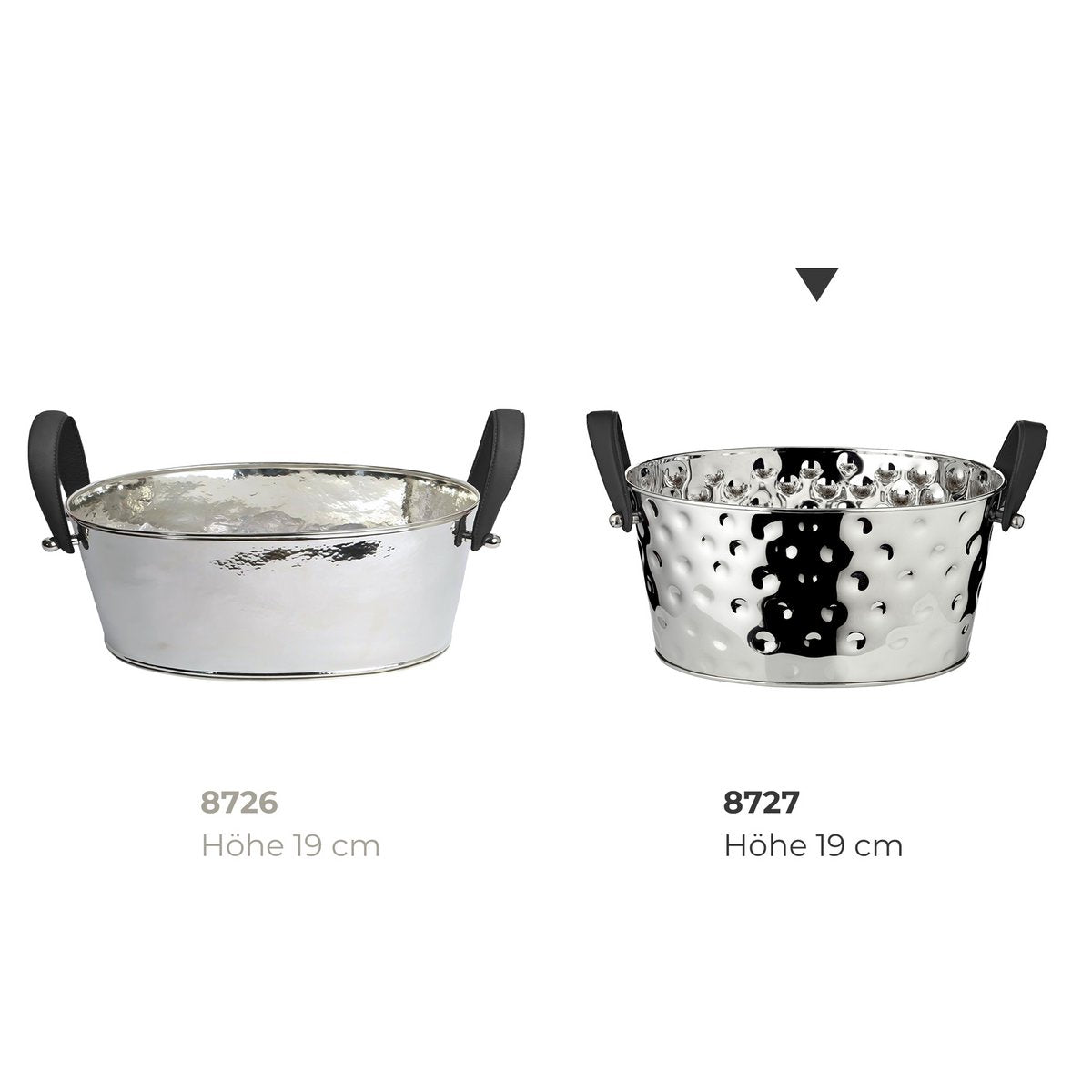 Champagner Schale Gideon 39x29cm, H19 cm