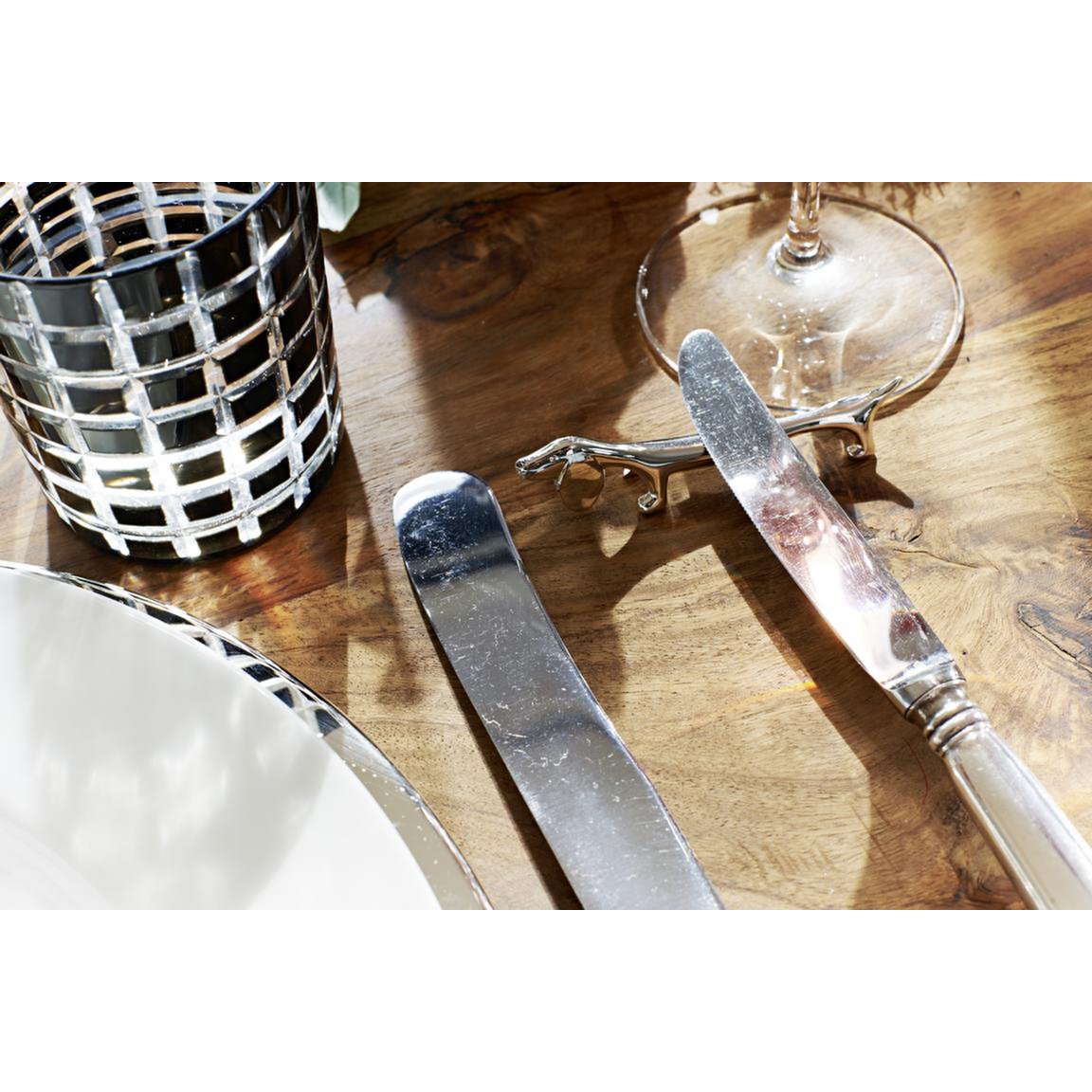 6er Set Messerbank Messerbänkchen Hund