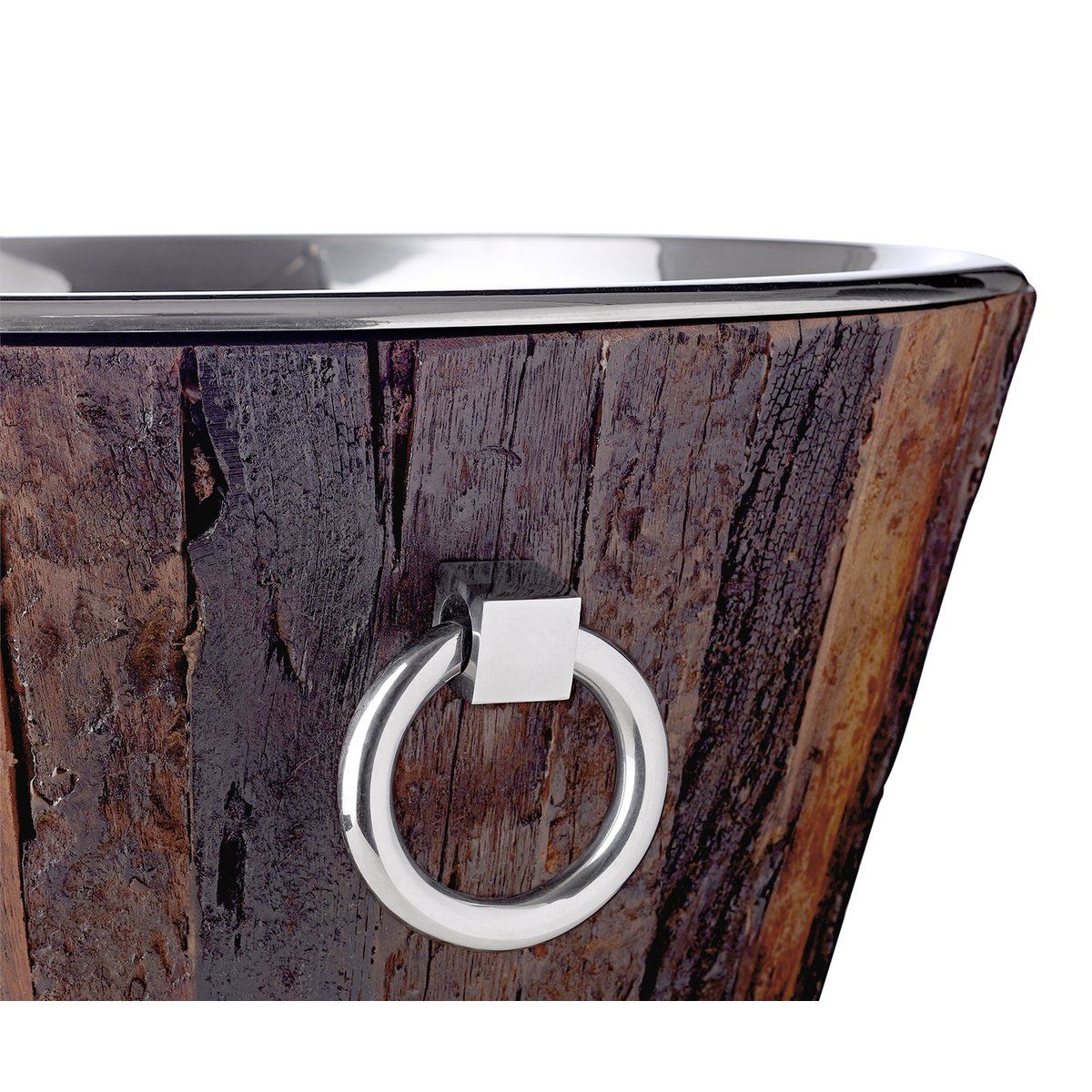 Sektkühler Montgomery, Teakholz