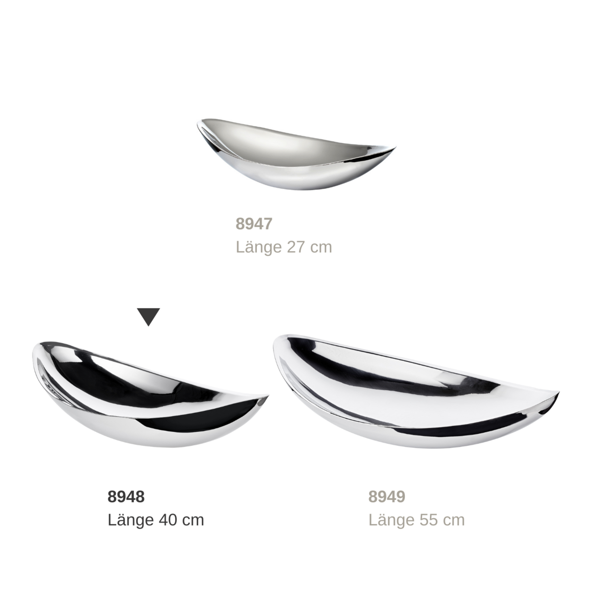 Schale Halifax, L40 cm