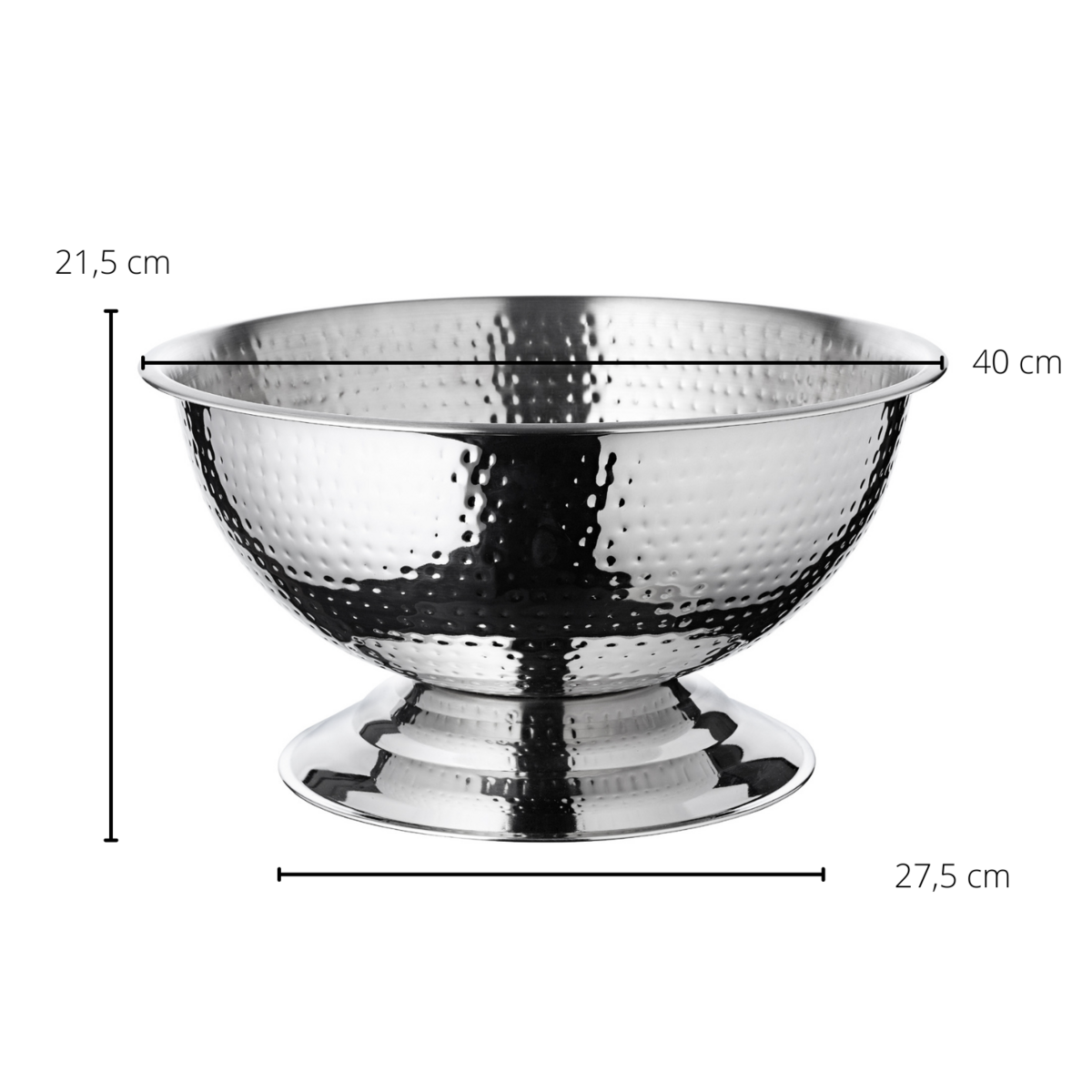 2er Set Sektschale Cara, Ø 40 cm