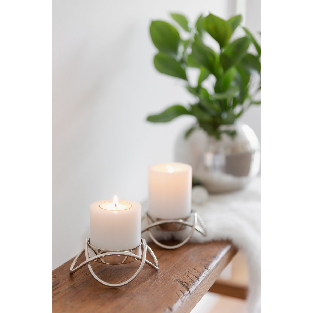2er Set Kerzenhalter