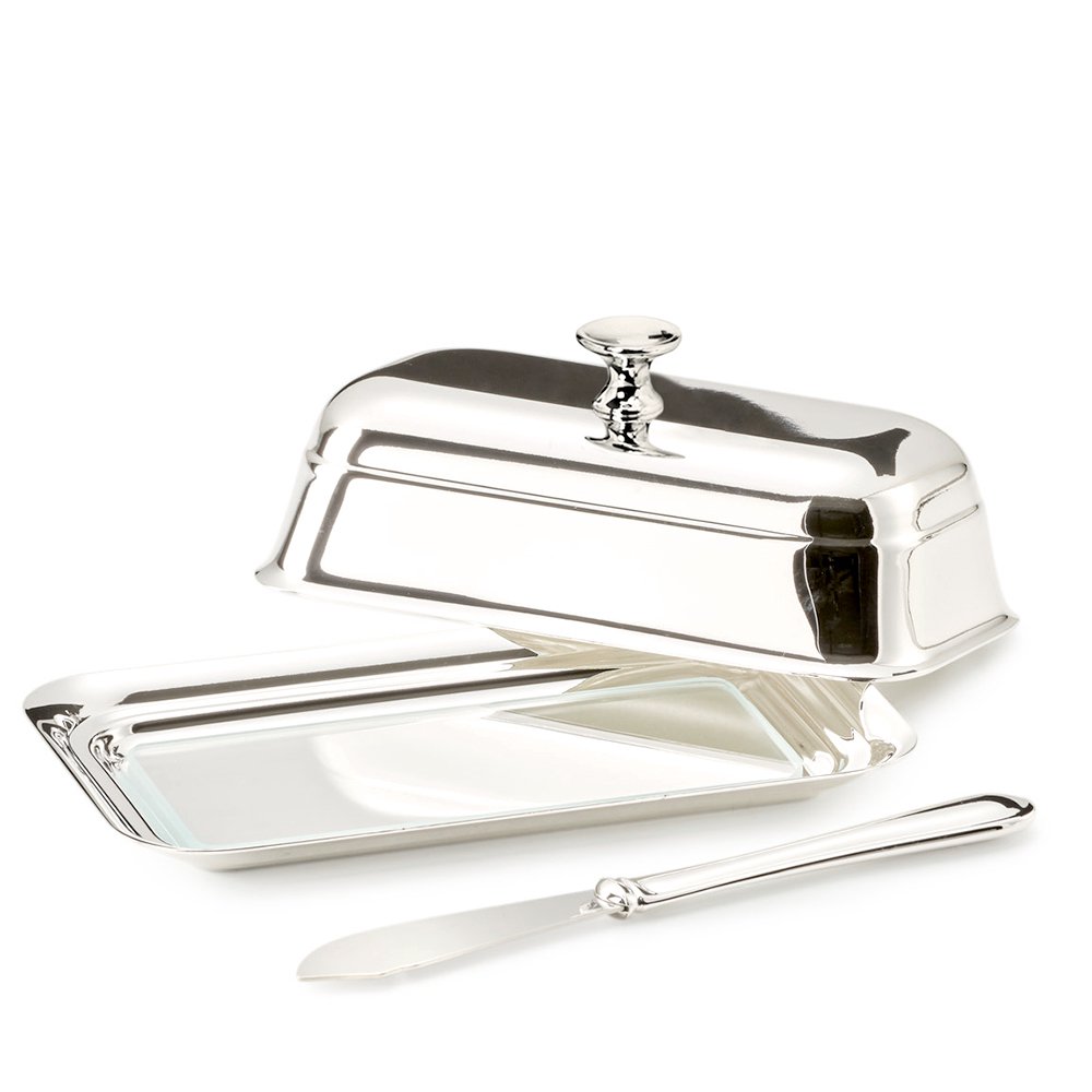 Butterdose Mary mit Messer (8x13 cm)
