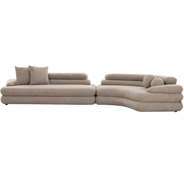 Sofa Cairo 6-Sitzer Sand Boucle