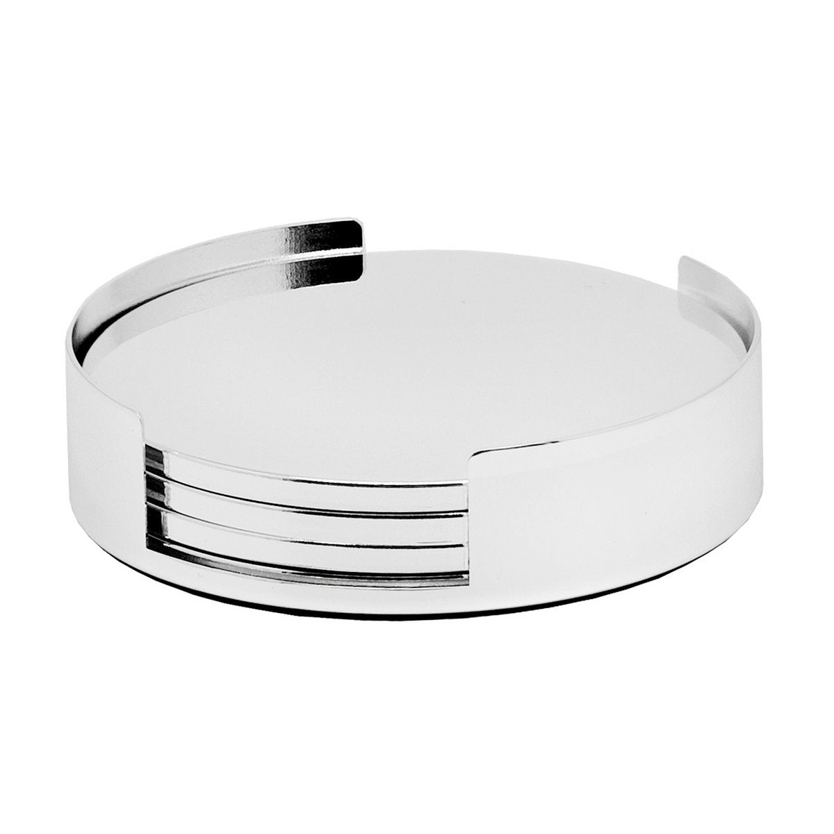 4er Set Untersetzer Due mit Halter