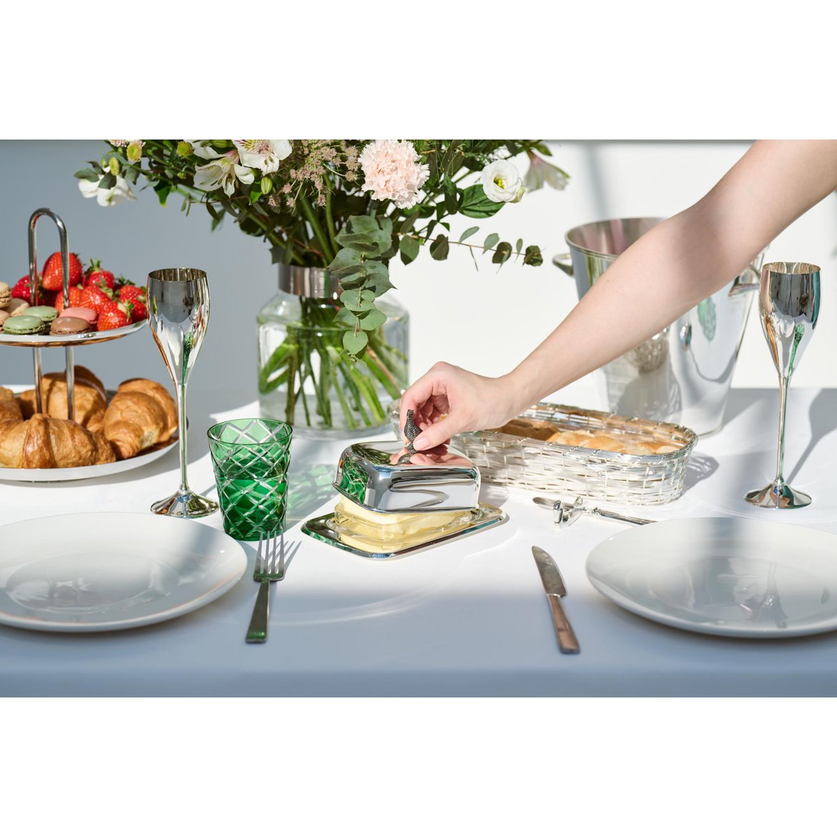 Butterdose Fasan 13x18 cm