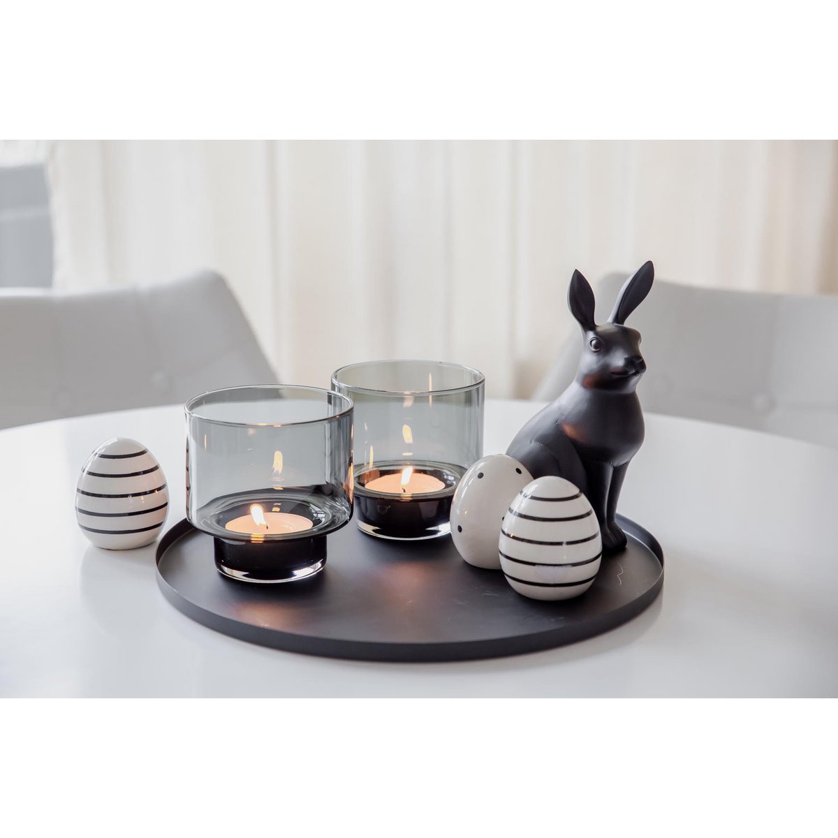 2er Set Windlicht Marla, ø 11 cm