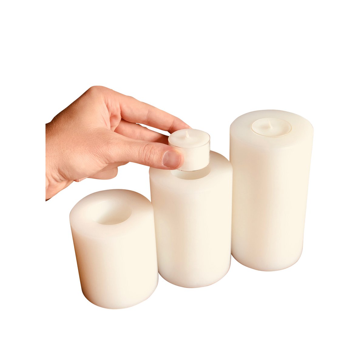 Teelichthalter Cornelius für Maxi-Teelicht, Höhe 12 cm