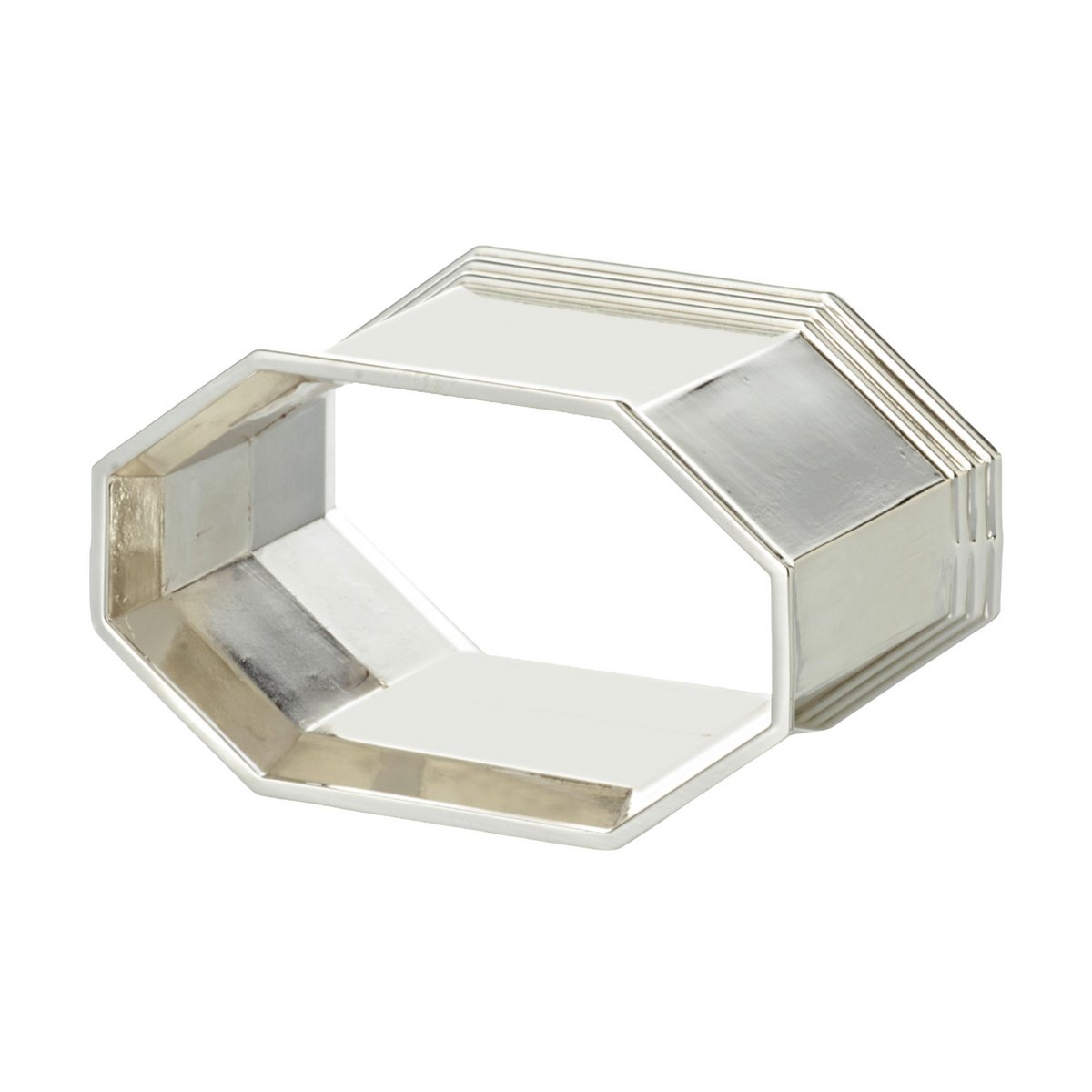 Serviettenring Octa 4er Satz H 3,5cm