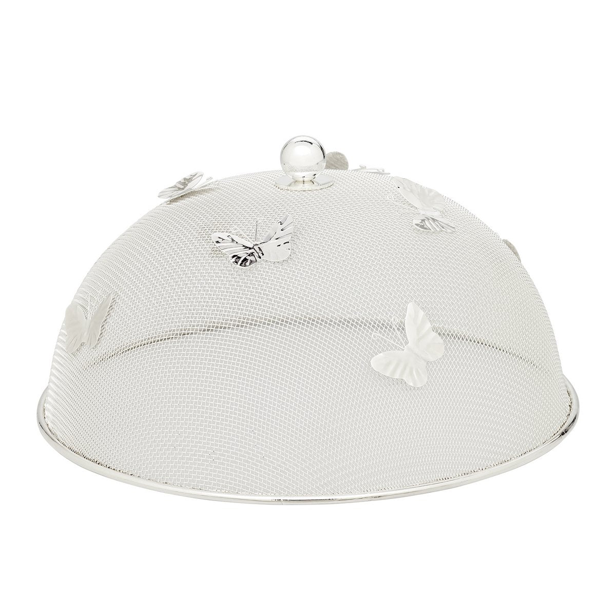 Speisehaube Butterfly, versilbert