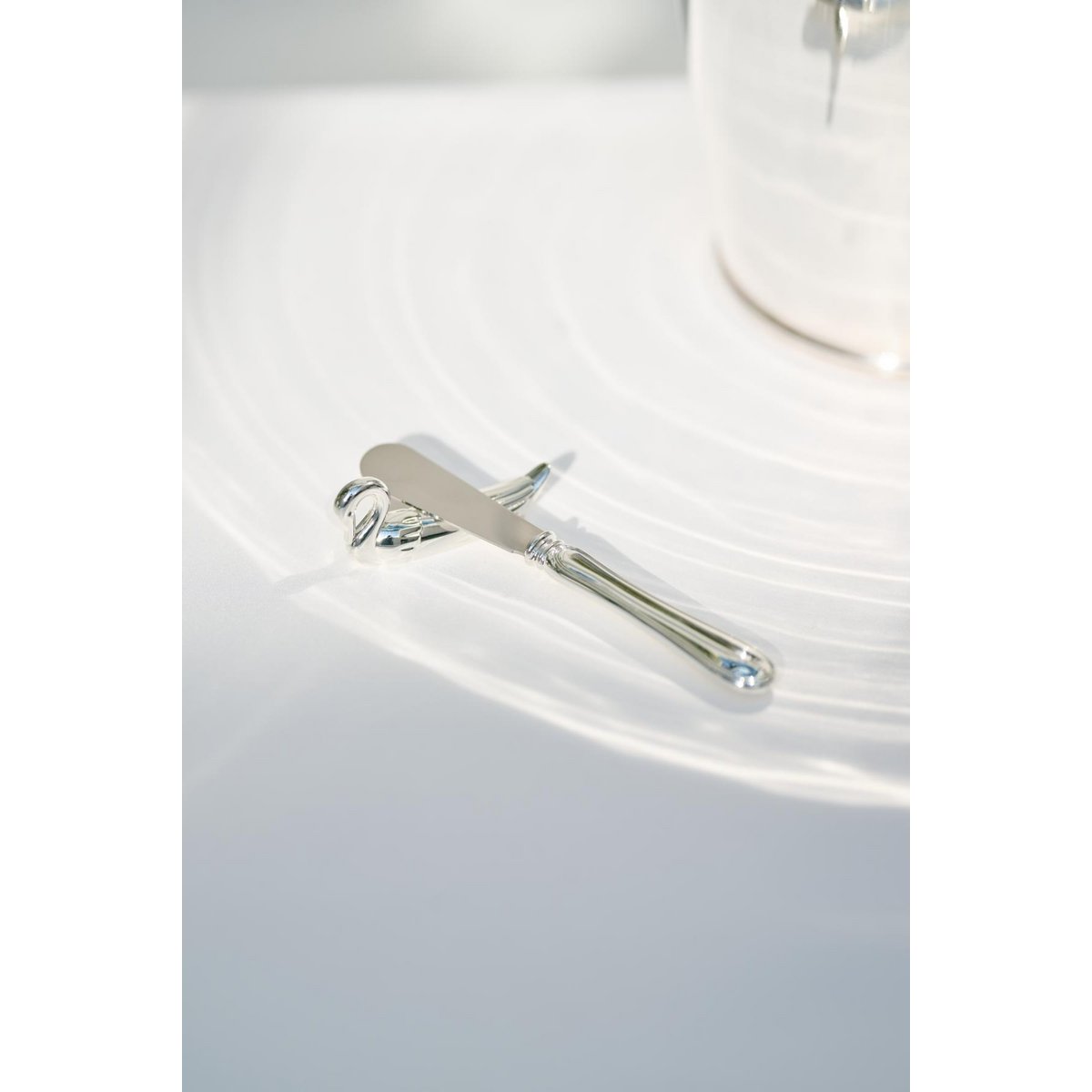 6er Set Messerbank Messerbänkchen Schwan