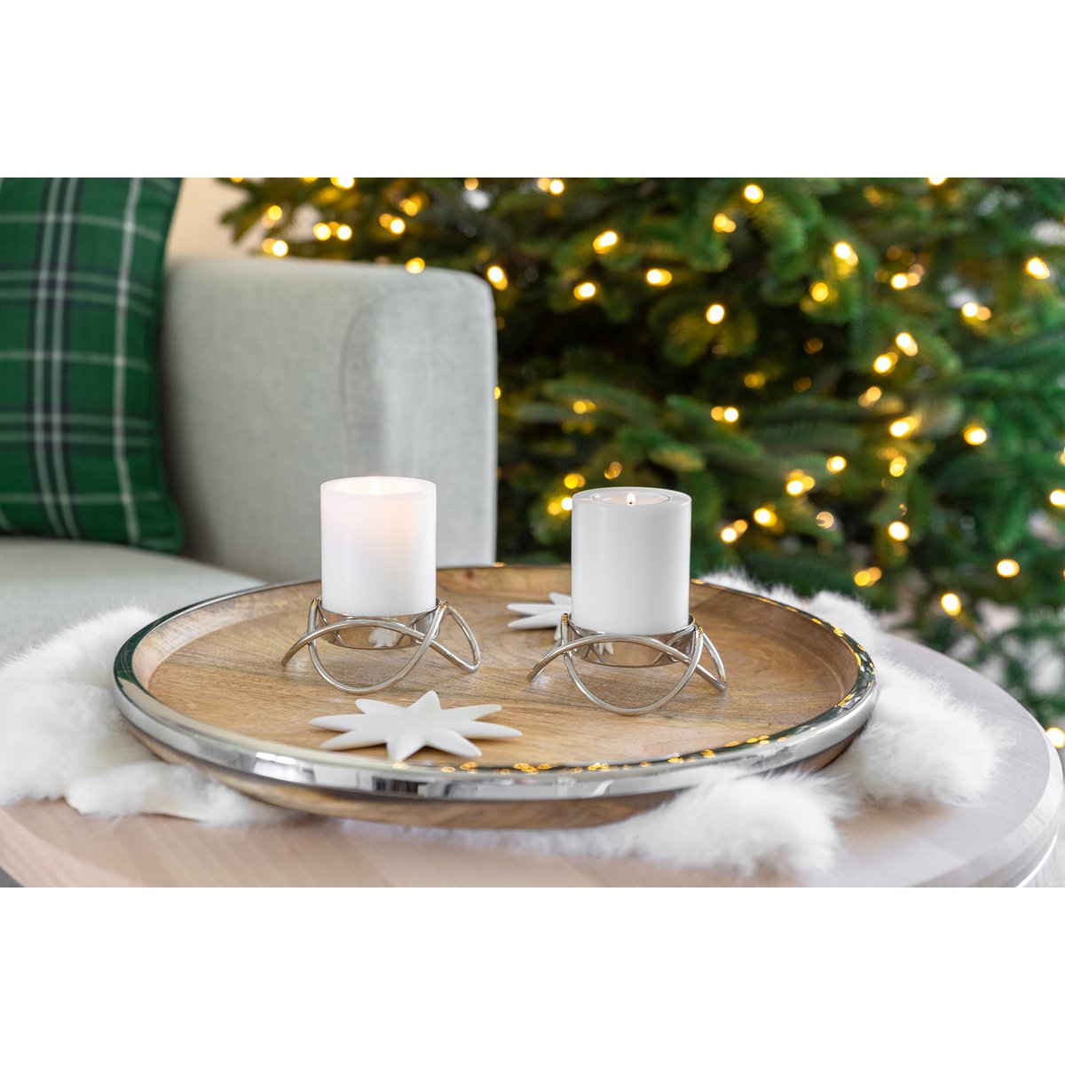 2er Set Kerzenhalter