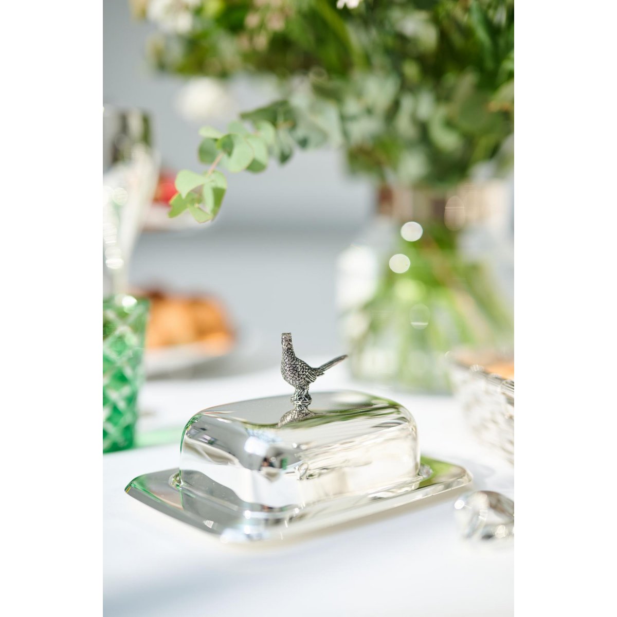 Butterdose Fasan 13x18 cm