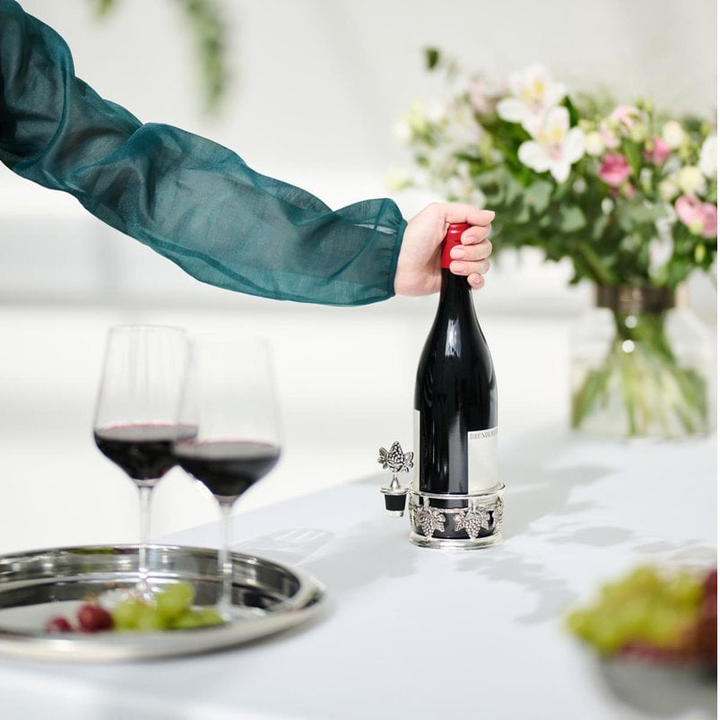 Flaschenuntersetzer Trauben