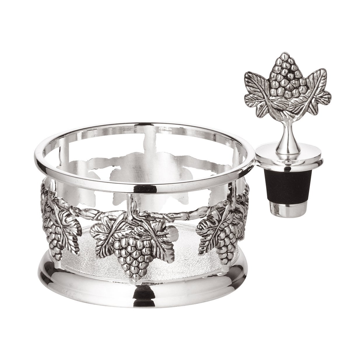 Flaschenuntersetzer Trauben