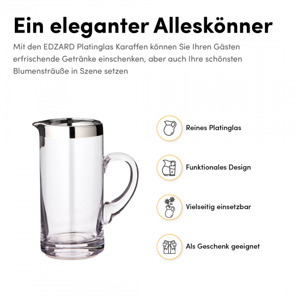 Krug Karaffe Robert 1,0 Liter