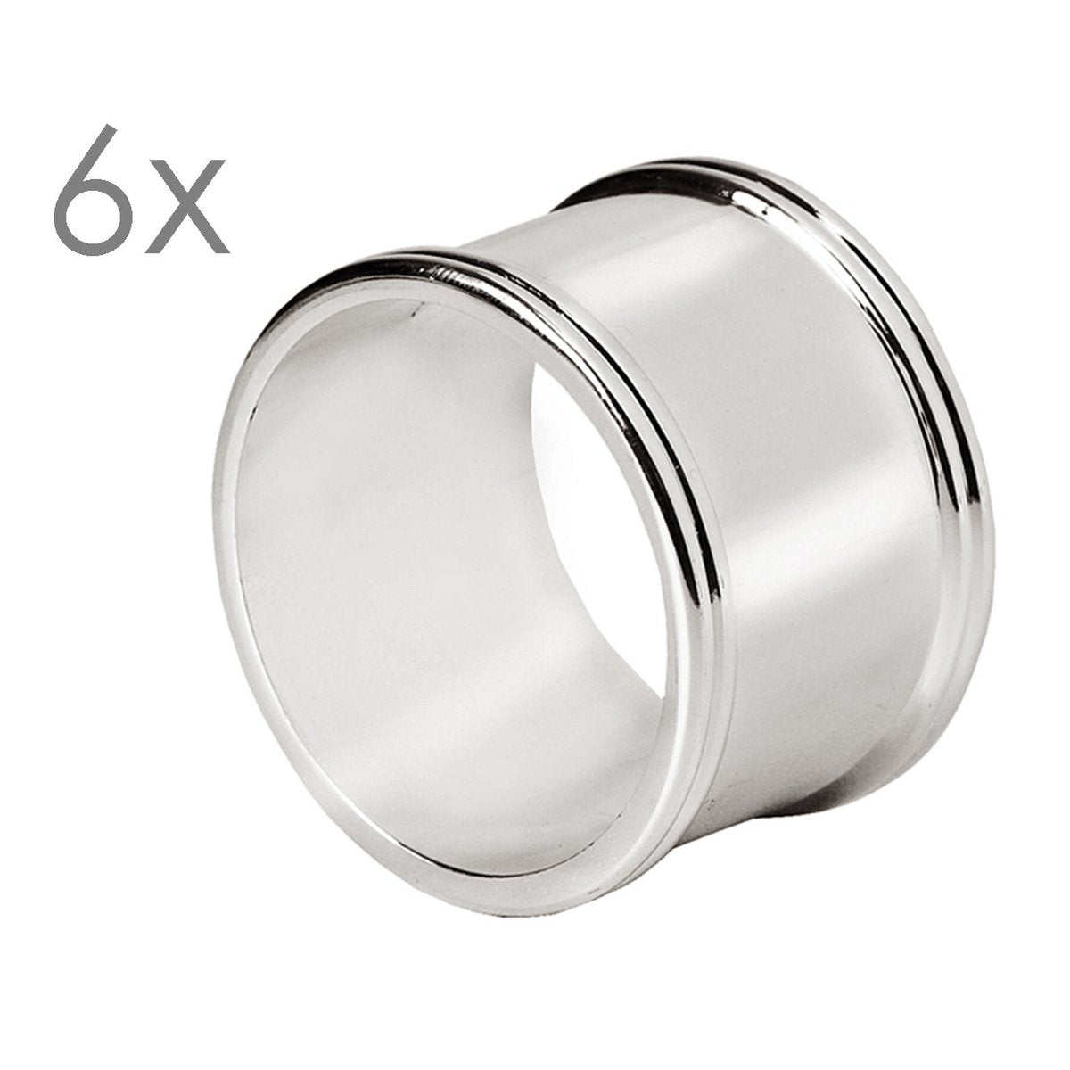 6er Set Serviettenringe Madrid