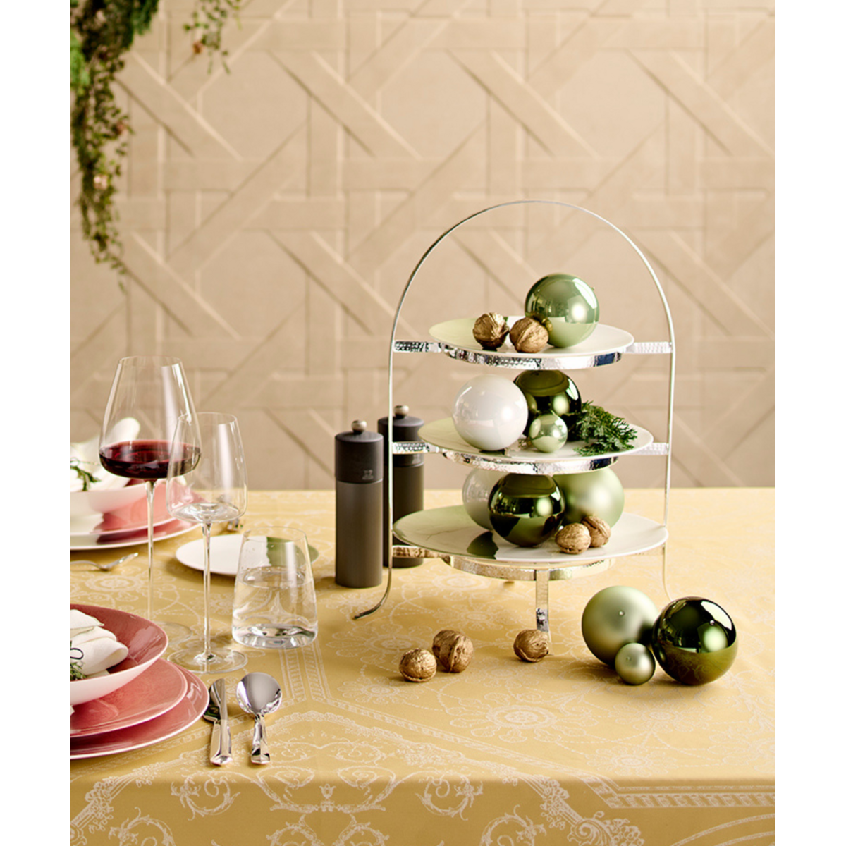 Telleretagere Sina, für 3 Teller, H. 42 cm