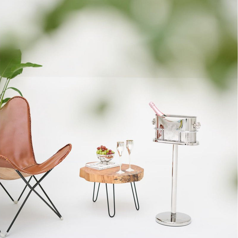 Weinkühler Leo (Höhe 79 cm) auf Ständer