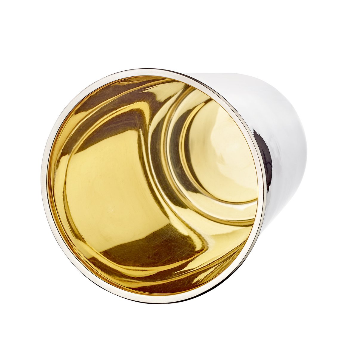 Silber Trinkglas Salta, Goldoptik