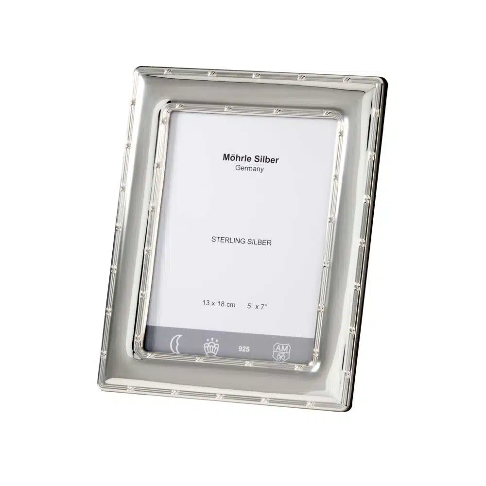 Bilderrahmen Silber „240“ Doppelkreuzband – in 4 Grössen