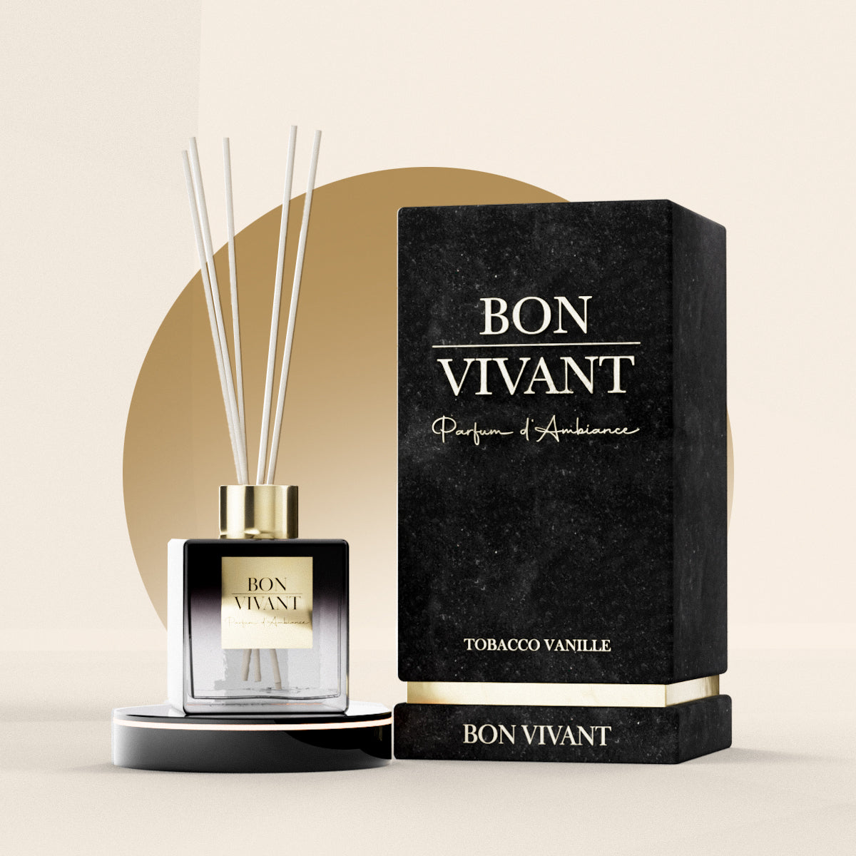 Vivant Tobacco Vanille Raumduft mit Duftstäbchen