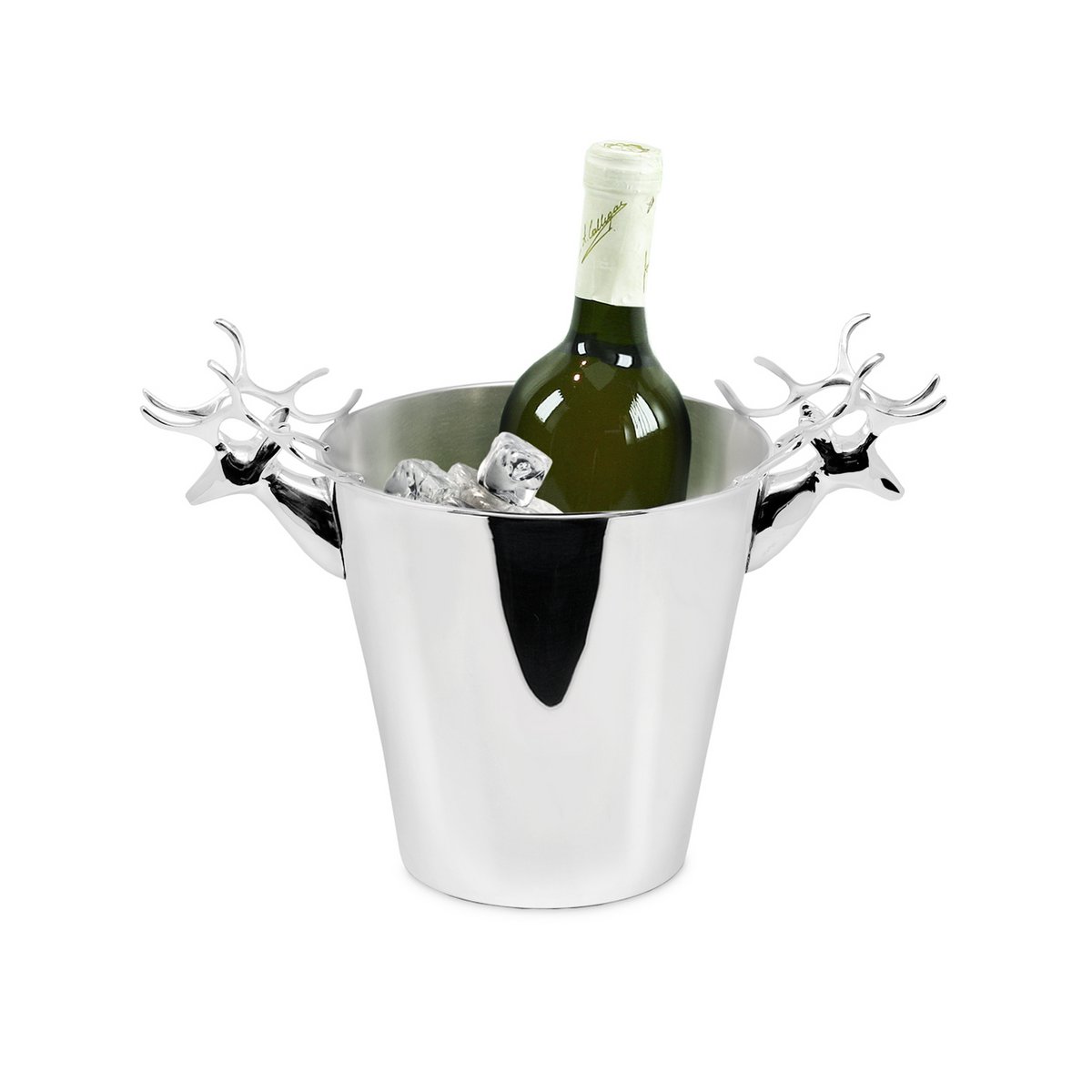 Flaschenkühler mit Elchkopf-Griffen