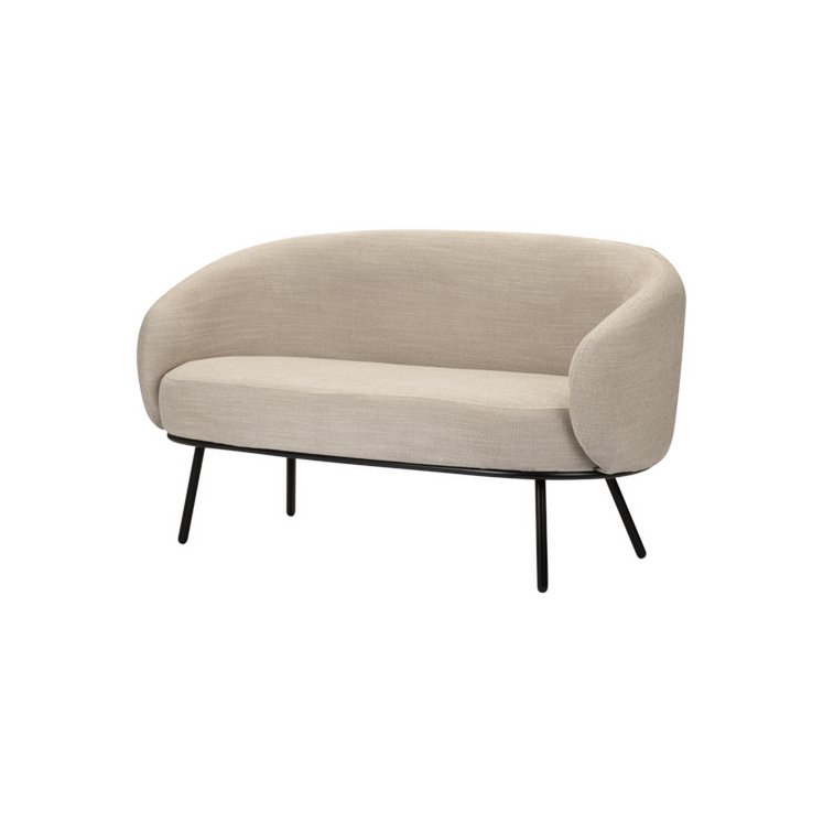 Mars Zweisitzer-Sofa Beige
