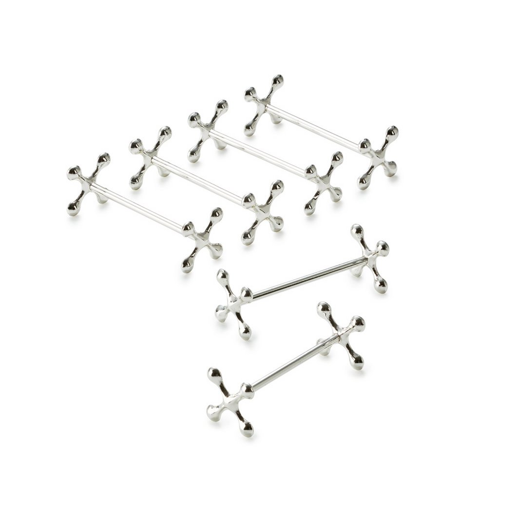 6er Set Messerbank Messerbänkchen Kreuz
