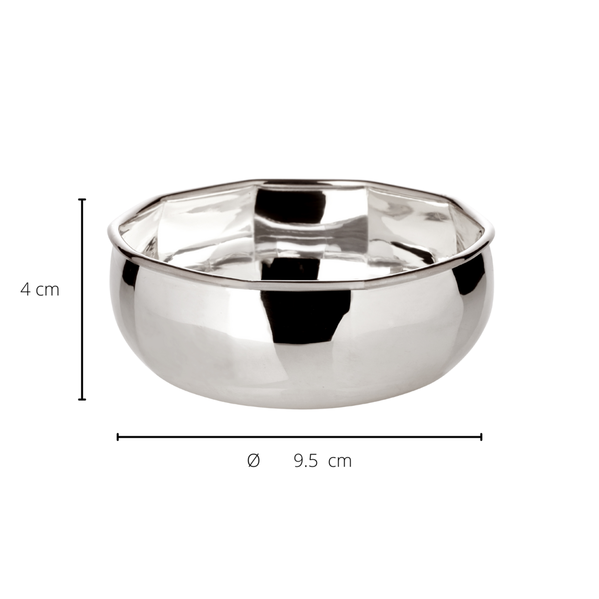 Schale Ten, 10-eckig, Ø 10 cm, H4 cm