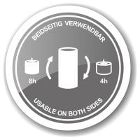 4er Set Dauerkerze Cornelius H. 8 cm