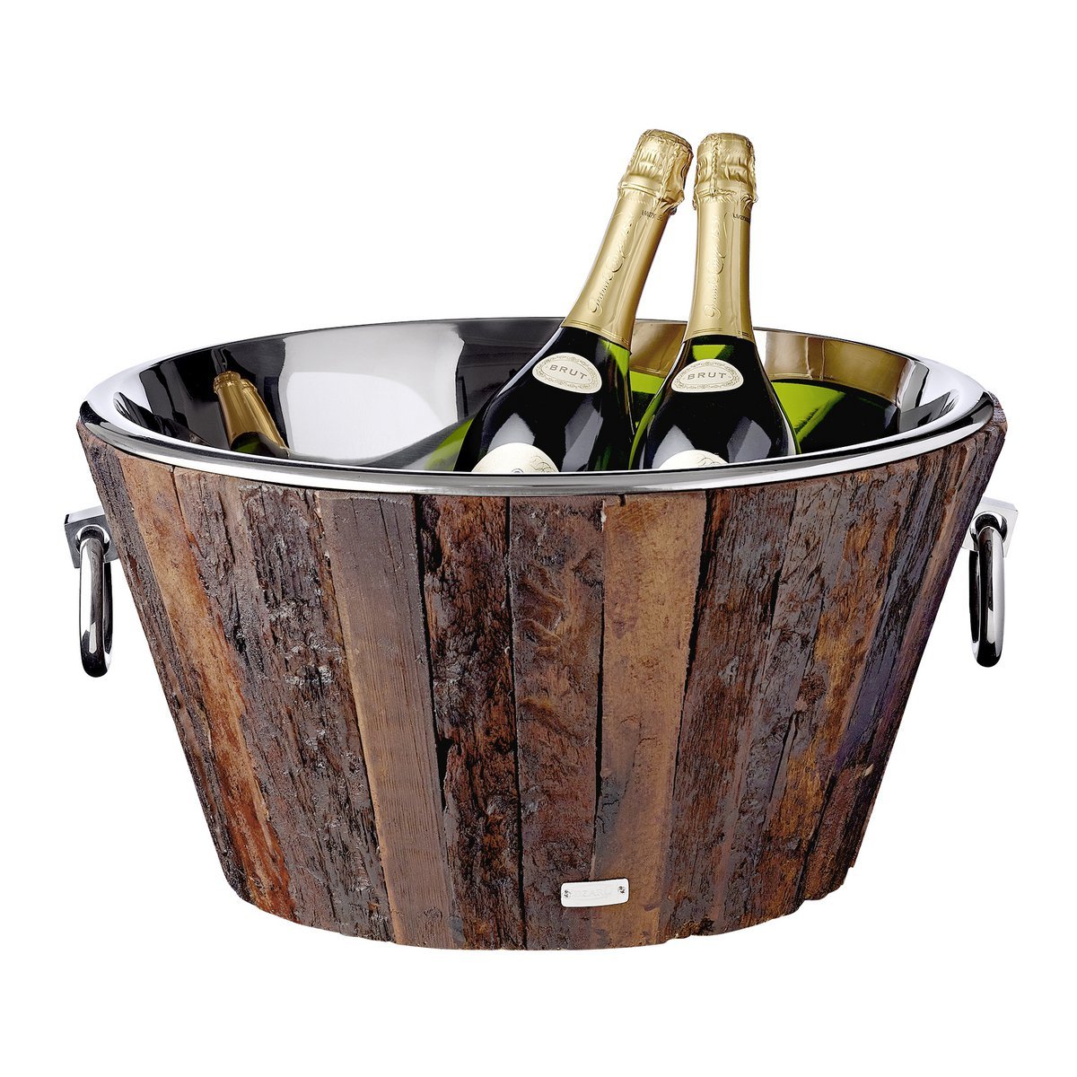 Sektkühler Montgomery, Teakholz