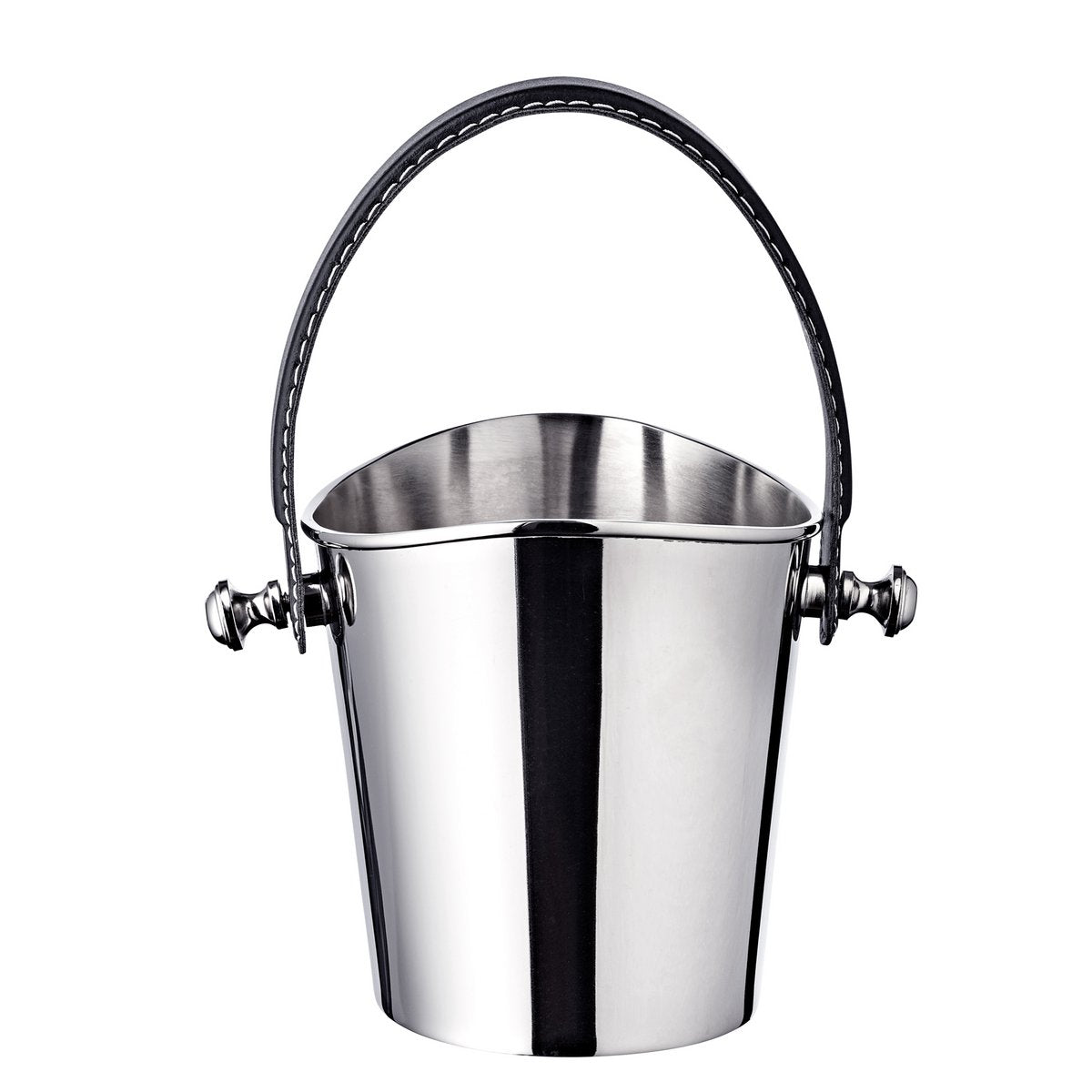 Weinkühler Gilbert mit schwarzem Ledergriff